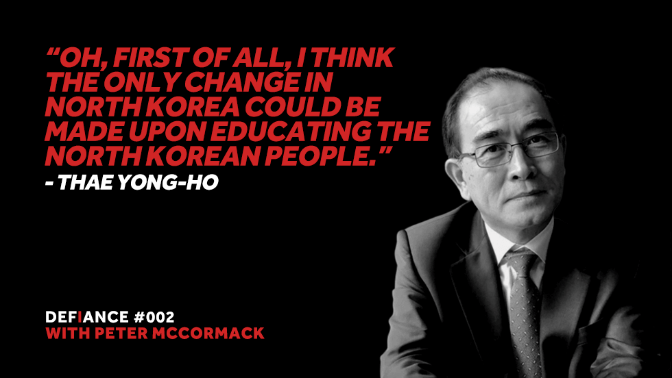 Escaping North Korea | Thae Yong-Ho | Former Minister Of North Korean Embassy In London — The Defiance Podcast