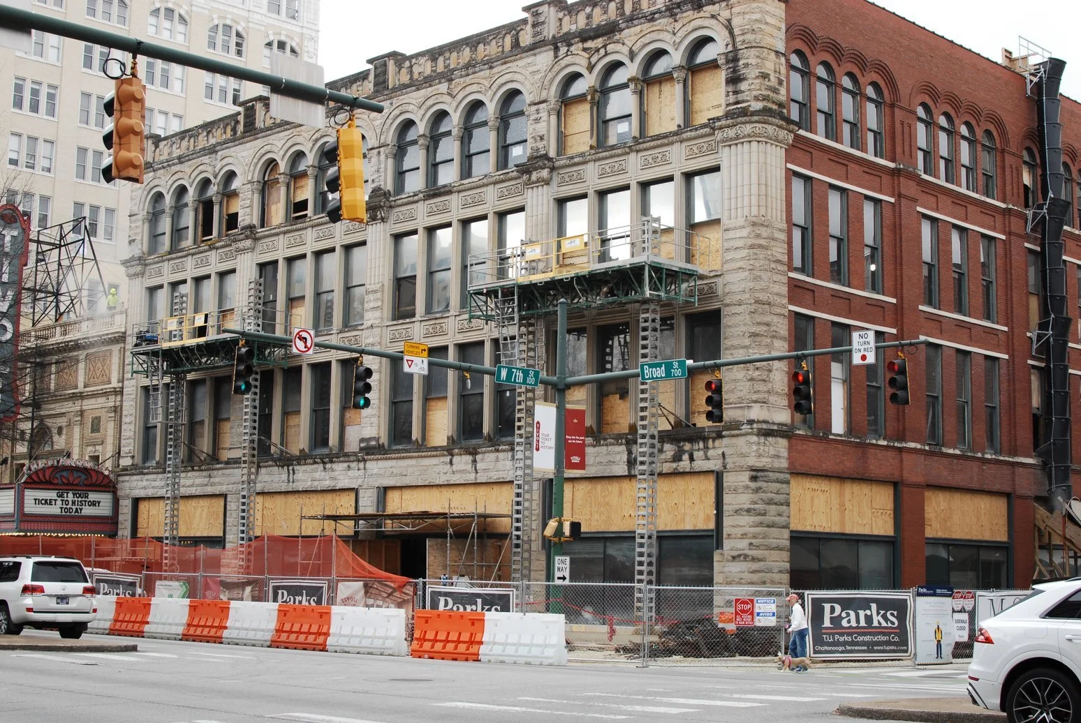 Tivoli theatre renovation project in process, shot on the Nikon d200 camera