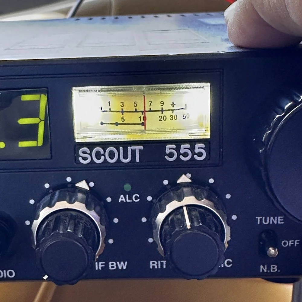 tentec Scout 555 display band noise
