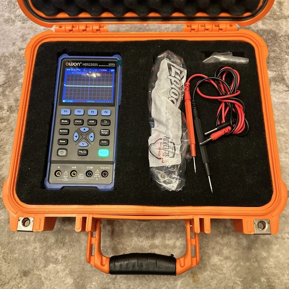 owon hds2202s oscilliscope meter