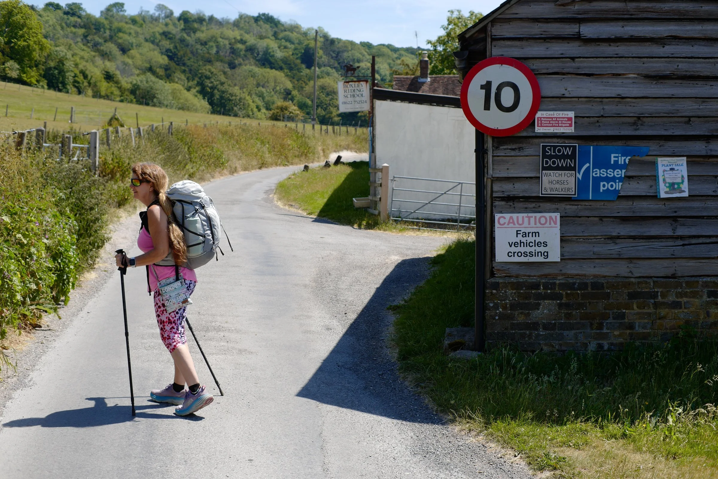 The Pilgrim's Way to Canterbury England is a beautiful hike.