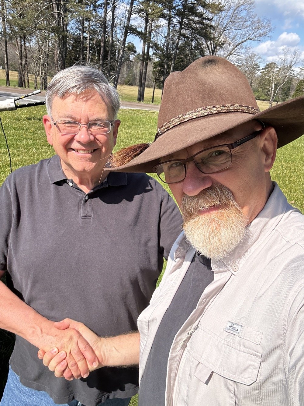 Ham radio is a wonderful community that has a large number of great people like Dan (K2DTS) who came out to the activation site today to see the setup.