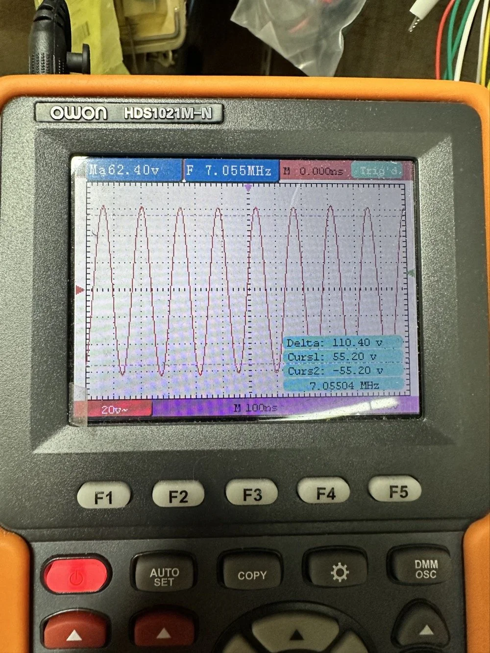 owon hds1021m-n oscilliscope