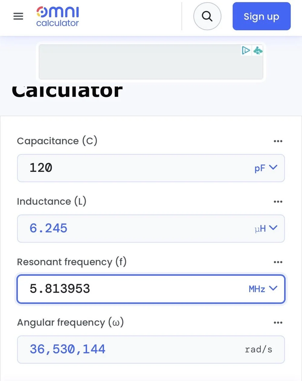 inductance calculator