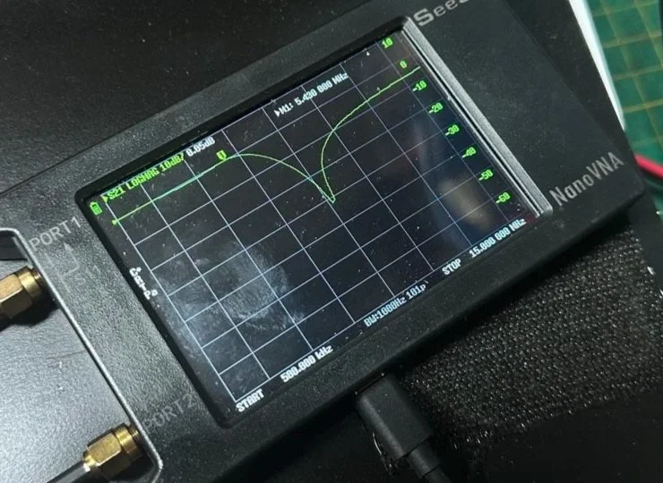 nanovna low pass filter