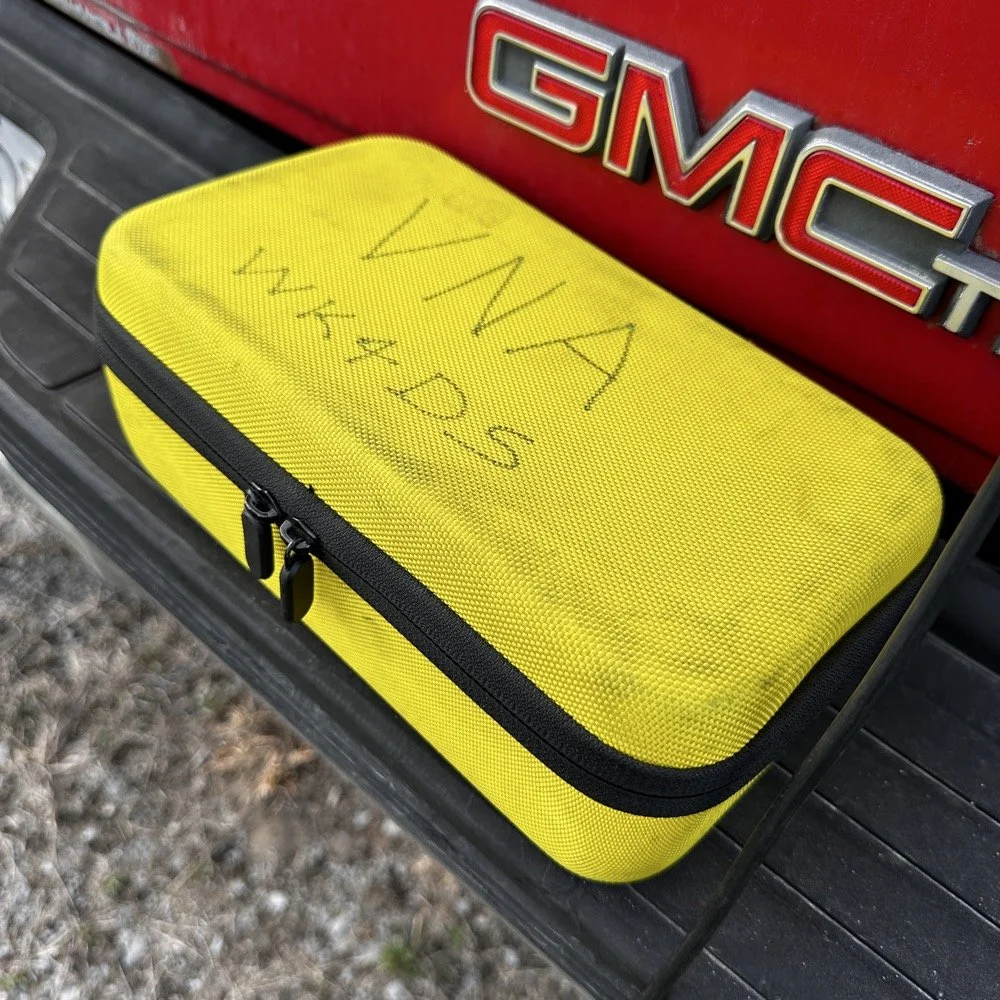 My nanoVNA kit I have put together from a GigaParts soft shell case.