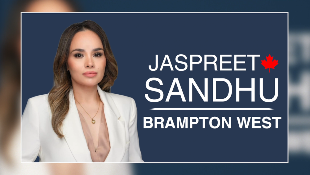 Jaspreet Sandhu campaign title card