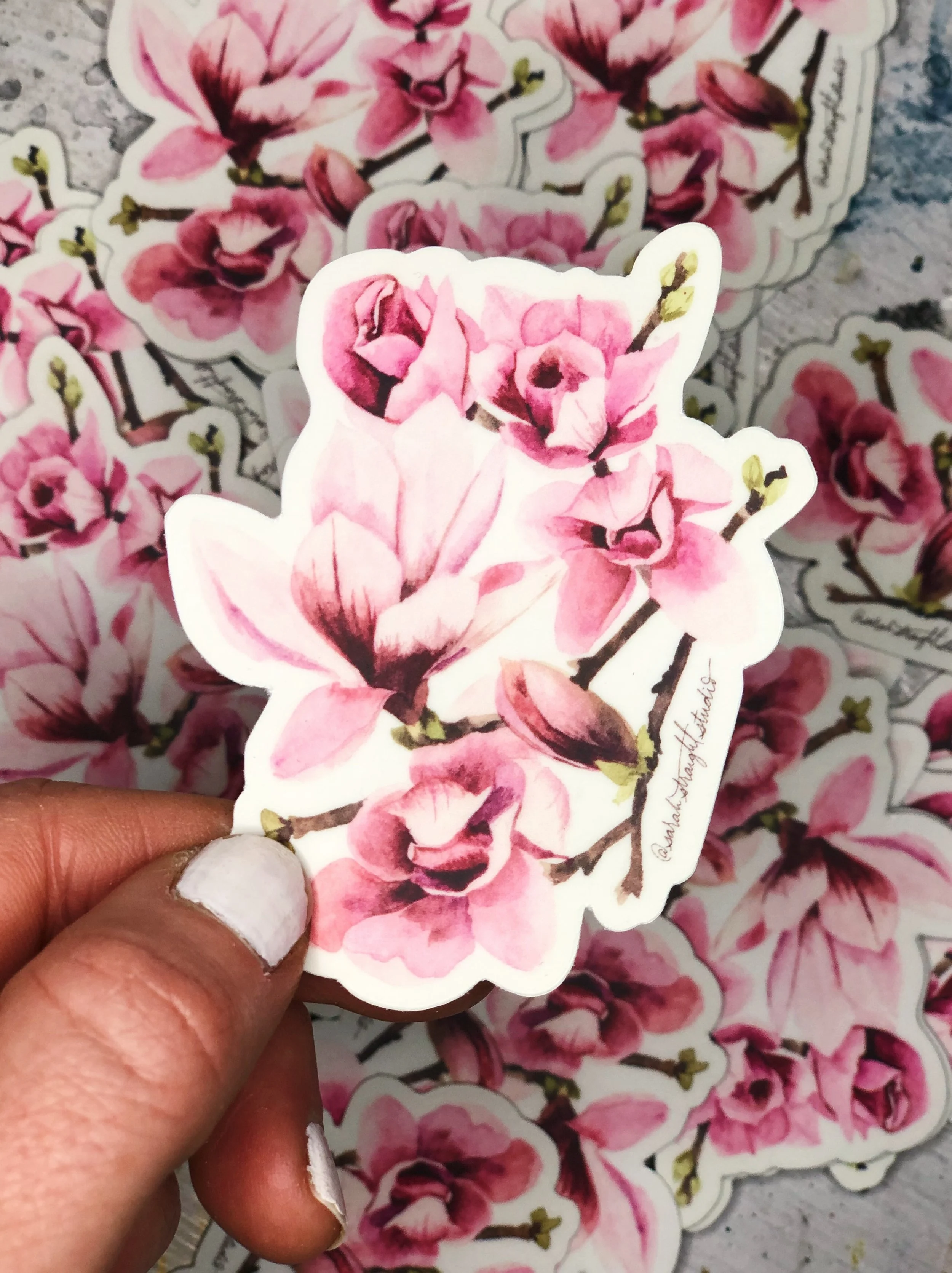 Magnolia Sticker