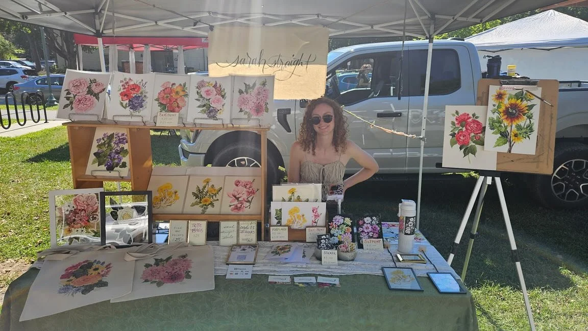Had a great day in Saratoga for La Petit Flower Fest. Thank you @saratogafarmersmarket for having me 🌞