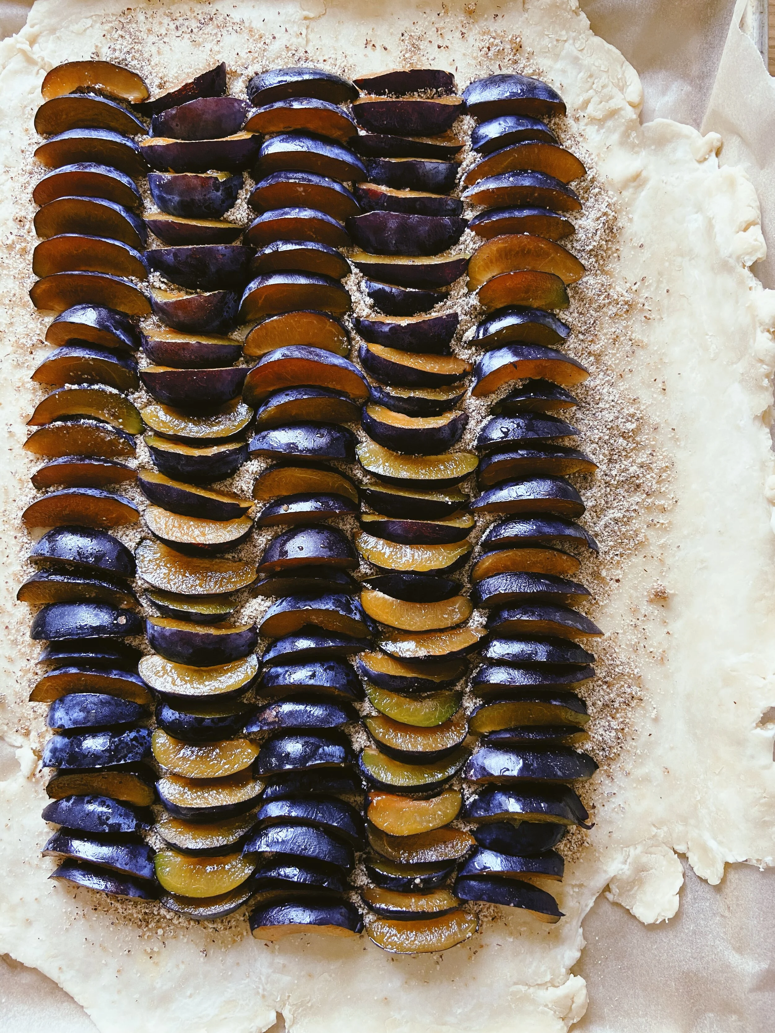 Plum Galette Under Ashen Skies 