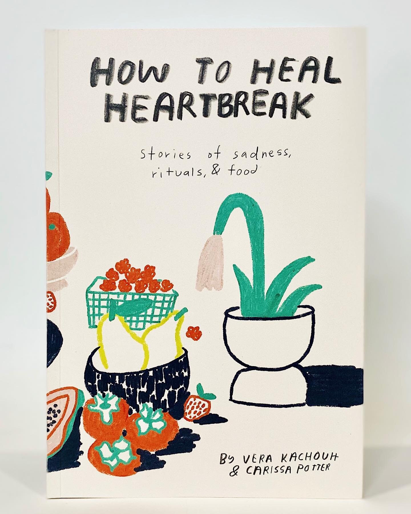 We wrote a book, @peopleiveloved and me. It features our most embarrassing breakup memories, recipes, sketches, meditations, and exercises for healing. We cried our eyes out writing this... revisiting it all.

We wanted to launch it for Valentine's D