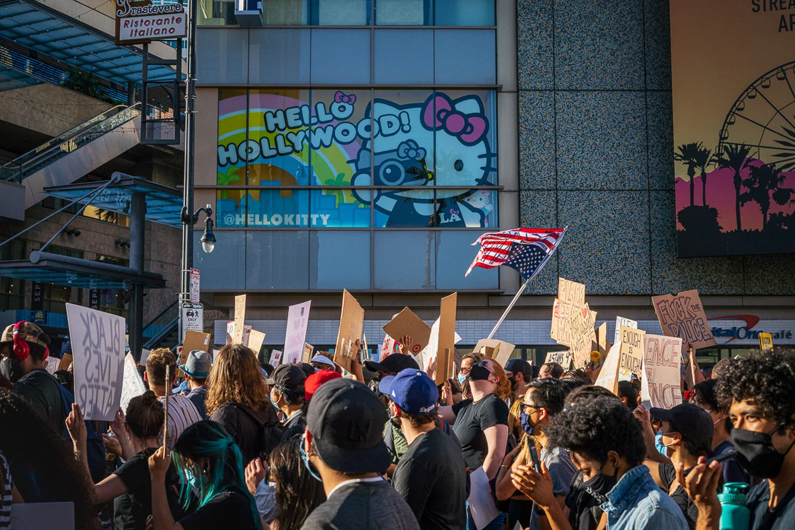 BLM PROTEST - HOLLYWOOD, CA