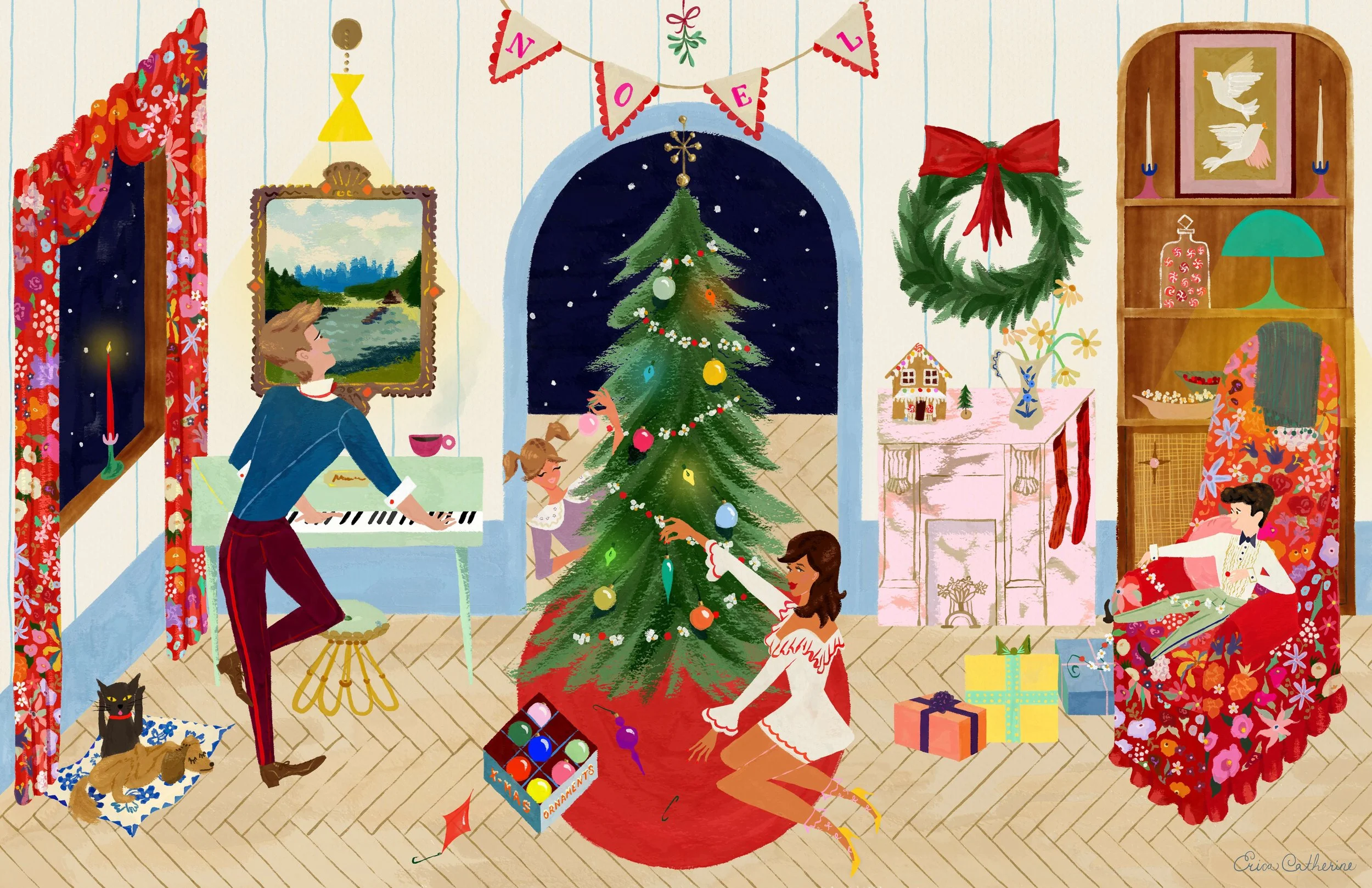 Merry Christmas Advent Spread