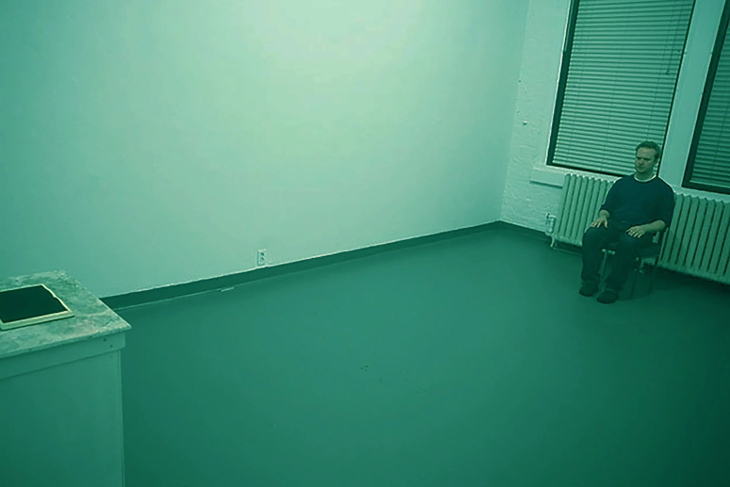 Today's Entry, performance, duration: 1 hour, materials: lightbulb, voice recording, book made of resin, the artist, 2006