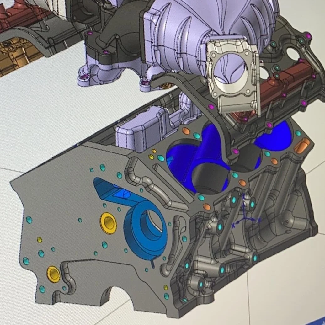 A heavy piece of metal turns to MAD billet engine block!