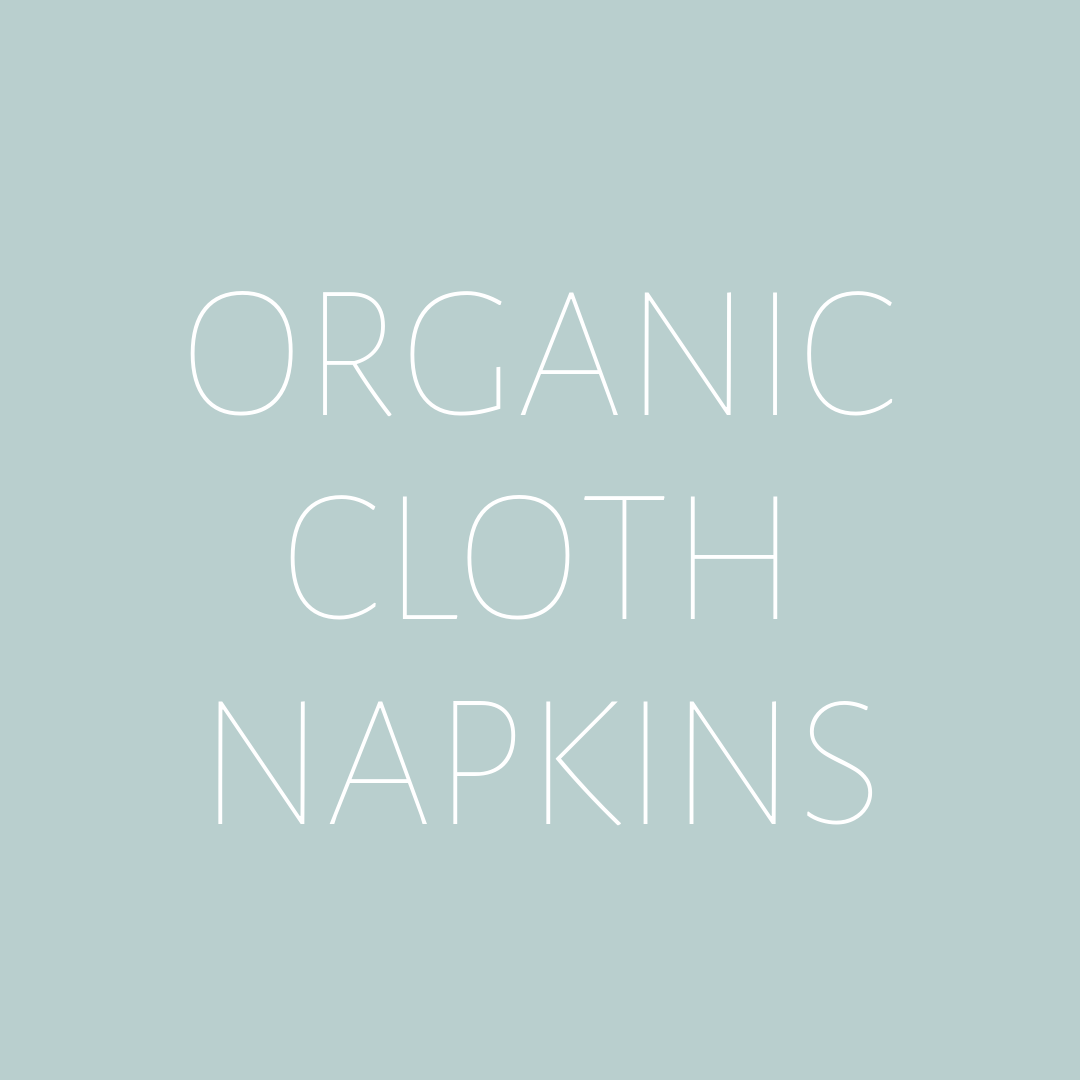 Organic Cloth Napkins