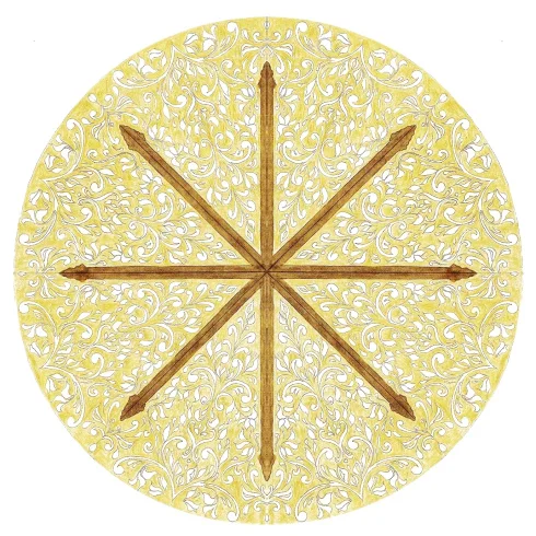 Sketch photo for turret ceiling design