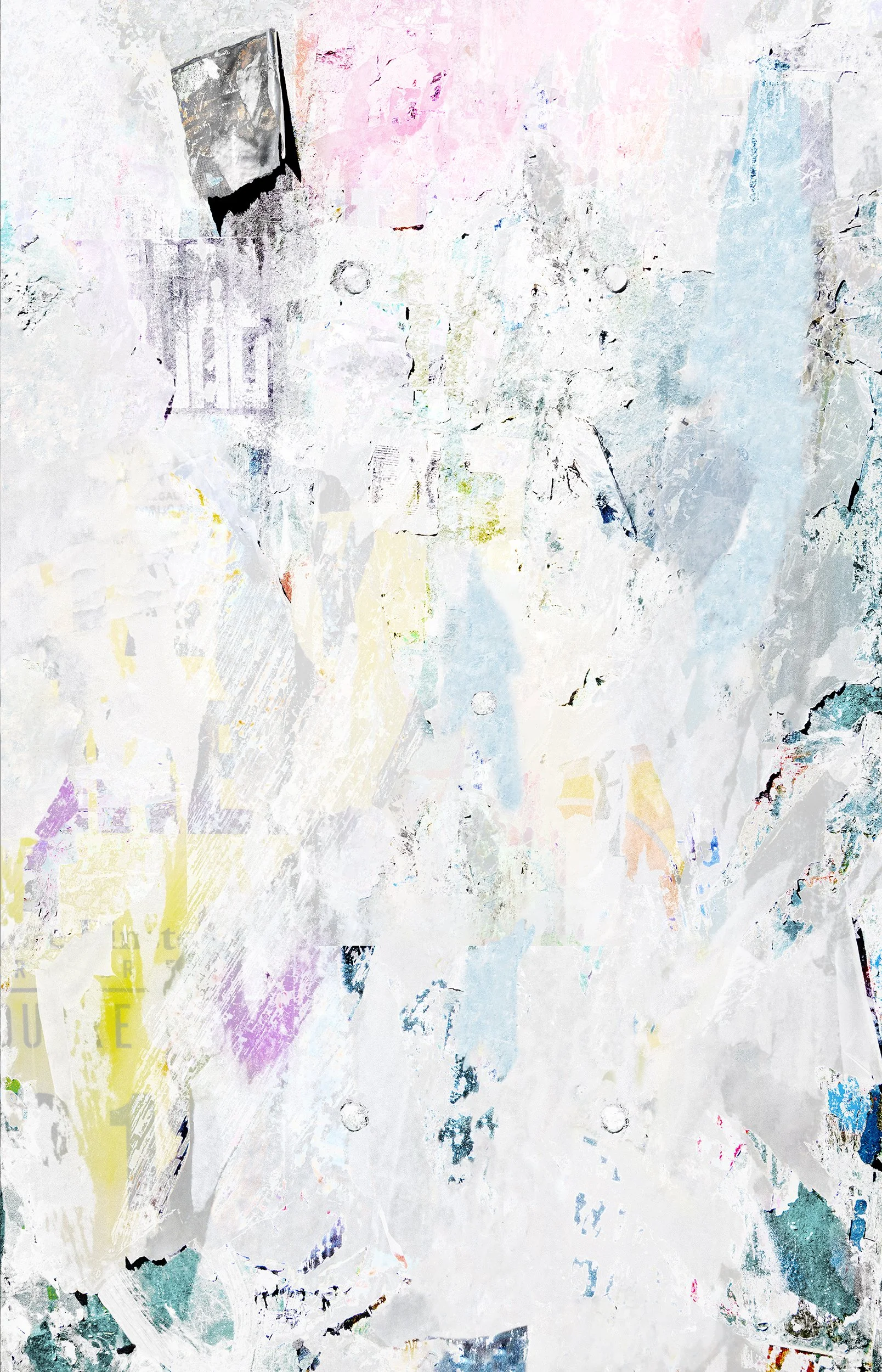  Primarily Pastels; Old Wall, Soho 