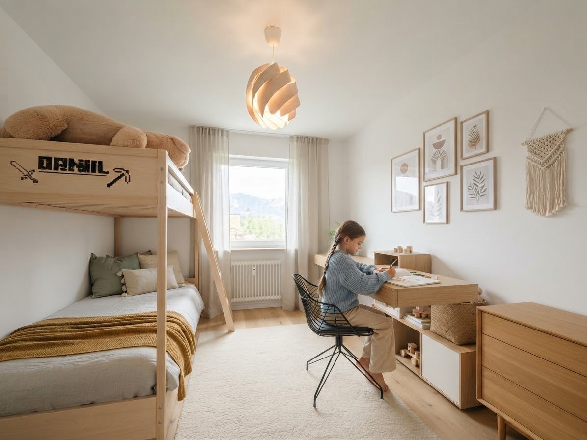 Kinderzimmer - KI Home Staging