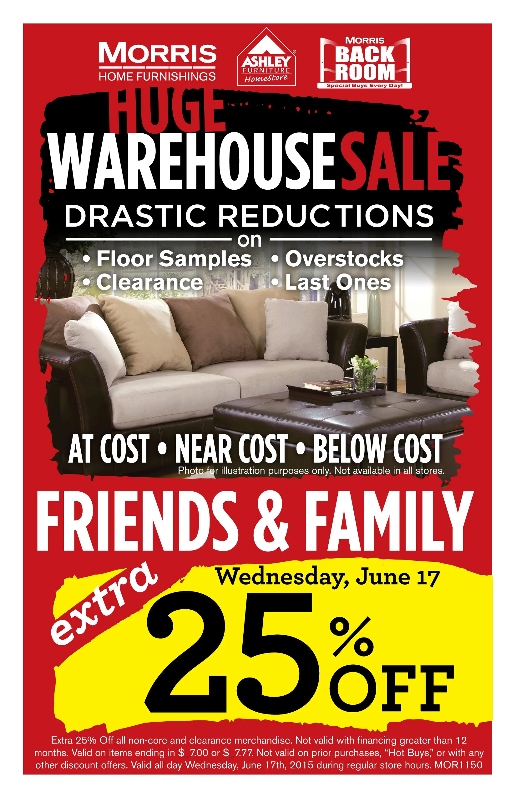 Morris Warehouse Sale Handout 5x7