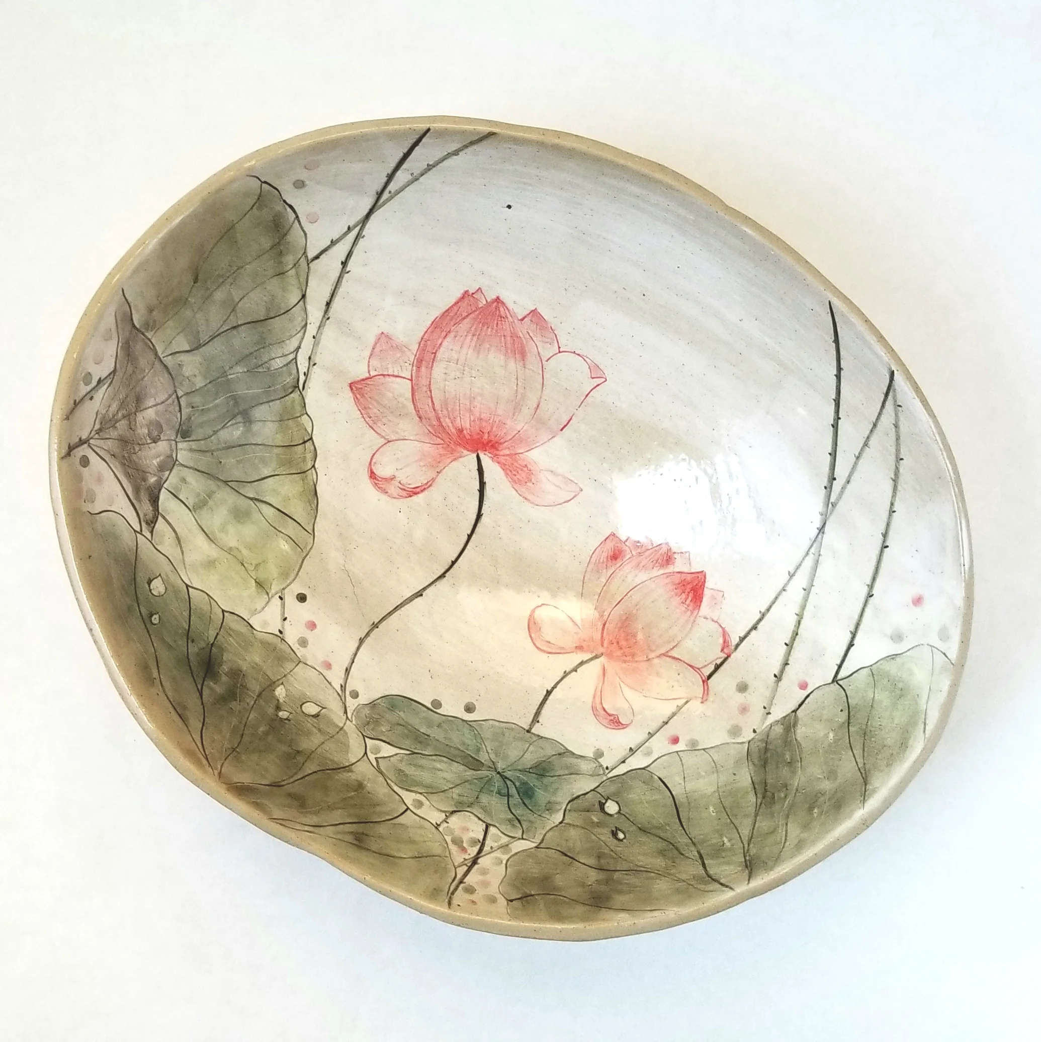 Lotus Serving Bowl