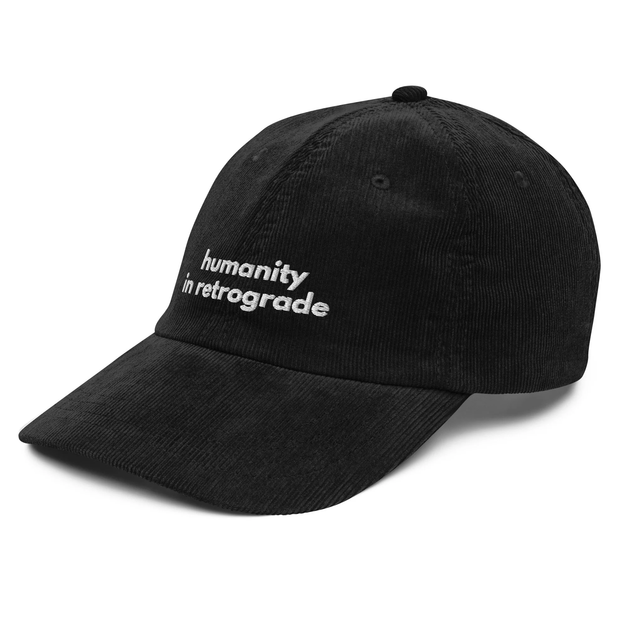 vintage-corduroy-cap-black-left-front-6a83d172e3864.jpg