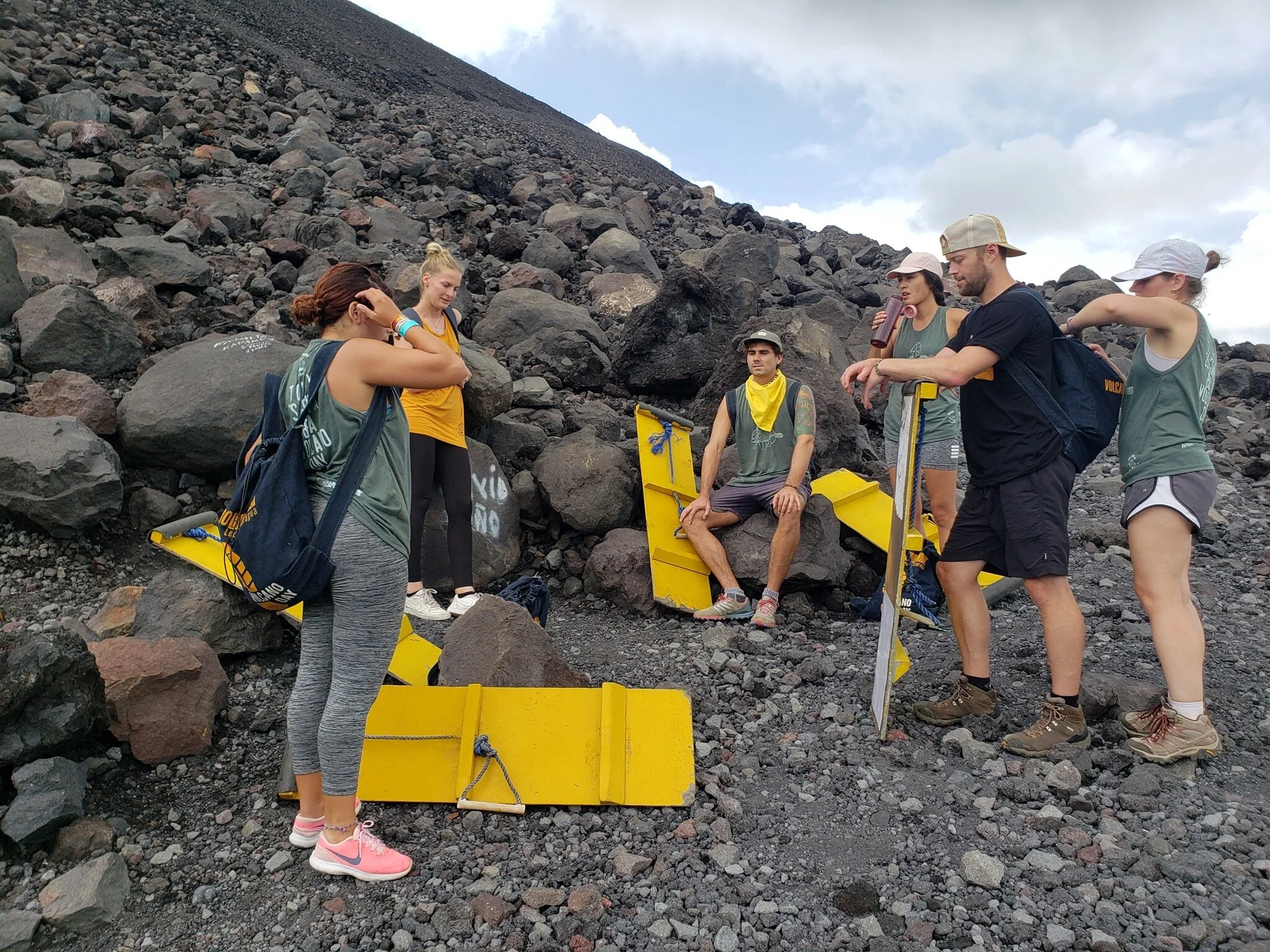 Taking a quick breather