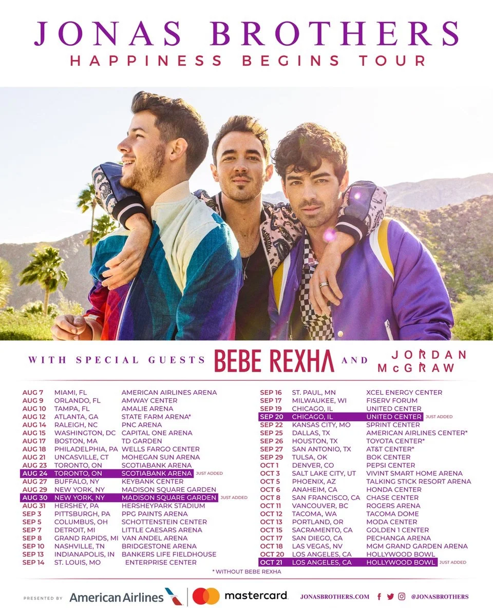 Check out the Jonas brothers on tour!