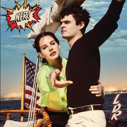 Lana Del Rey’s cover for her newest releases, “The Greatest,” and “F*** it I love you.”