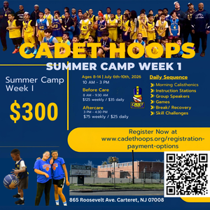 Cadet Hoops Summer Camp July 6th - July 10th, 2026