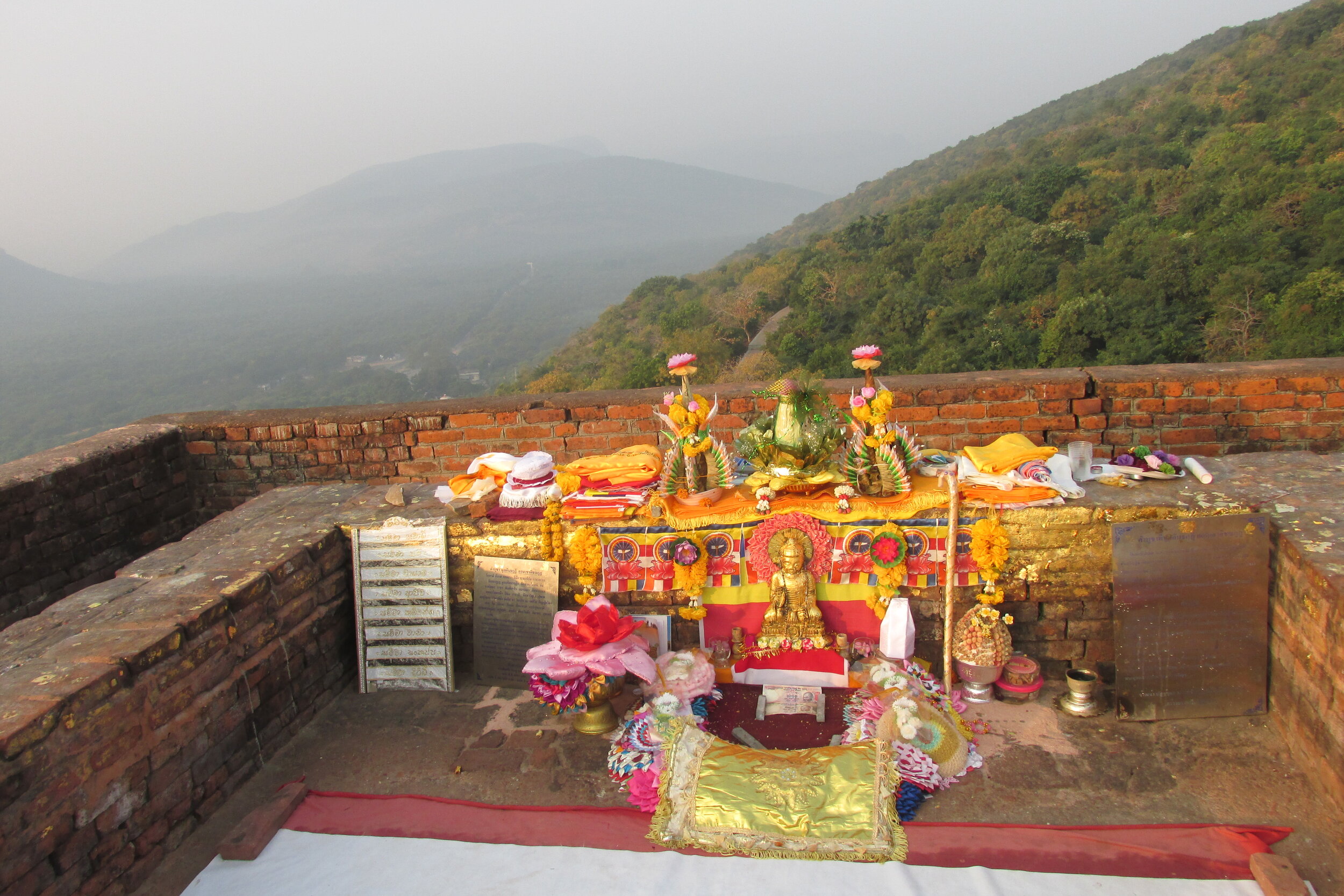   Vulture Peak, where Buddha taught the Heart Sutra
