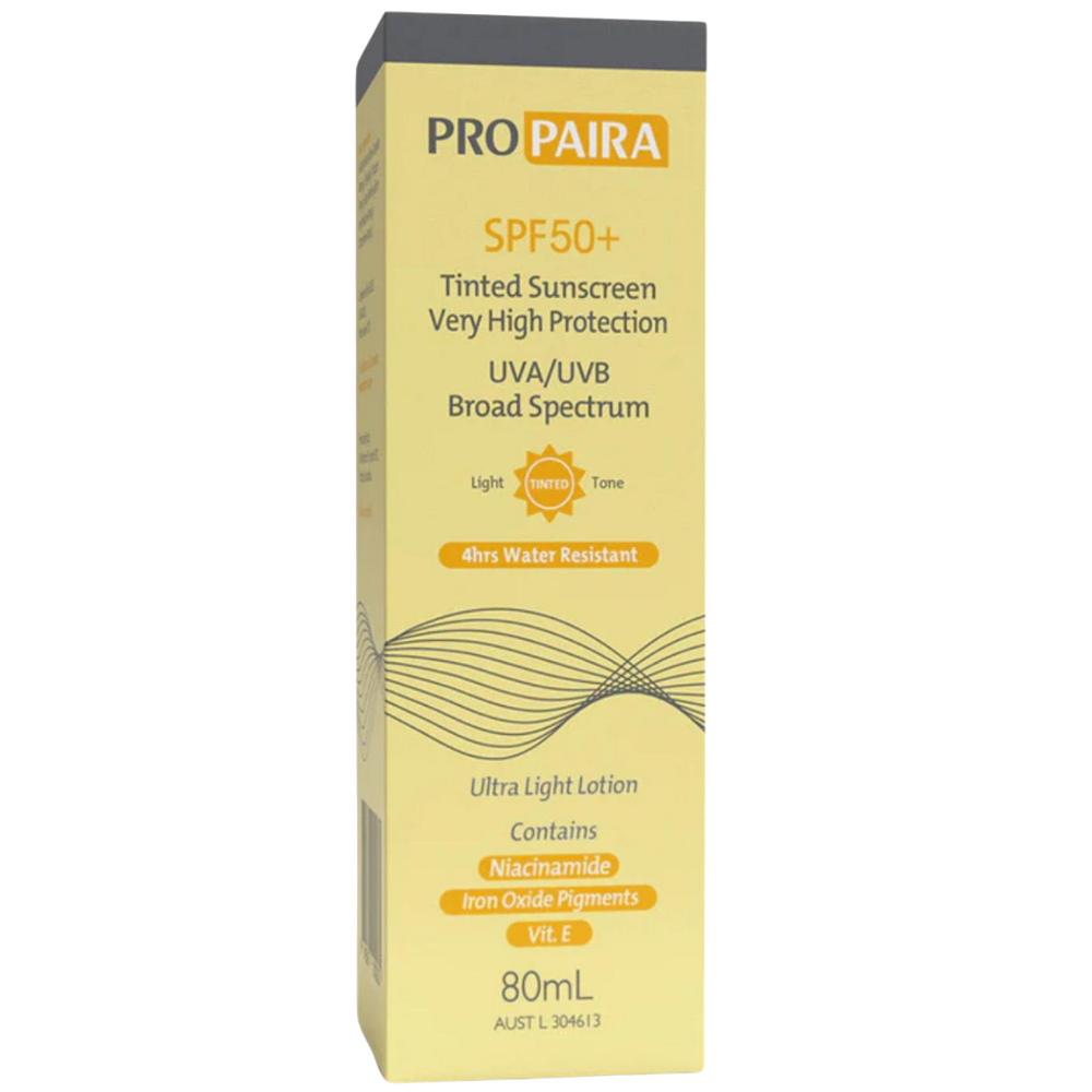 Propaira SPF 50+ Tinted Sunscreen 4 Hrs Water Resistance 80ml