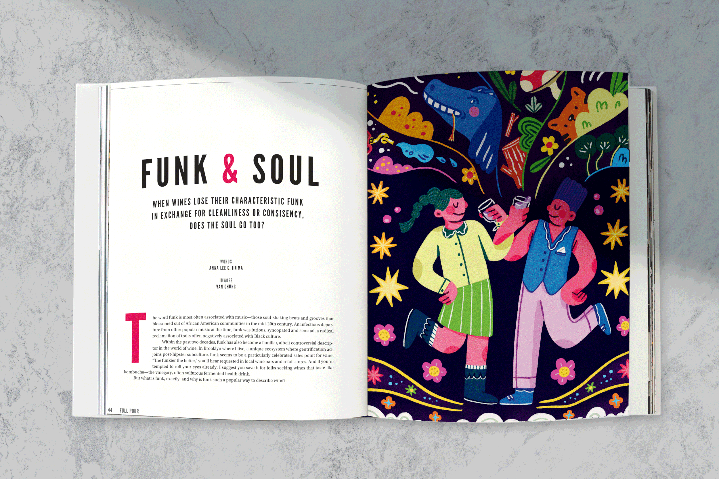 Full Pour - "Funk & Soul" on print