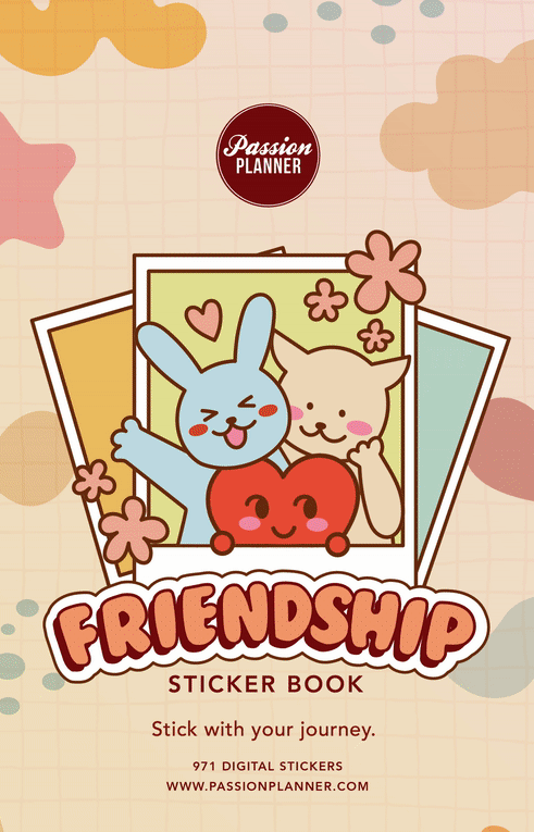 Passion Planner "Friendship" Sticker Book
