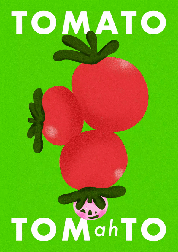 "Tomato Tomato" Kinetic Poster