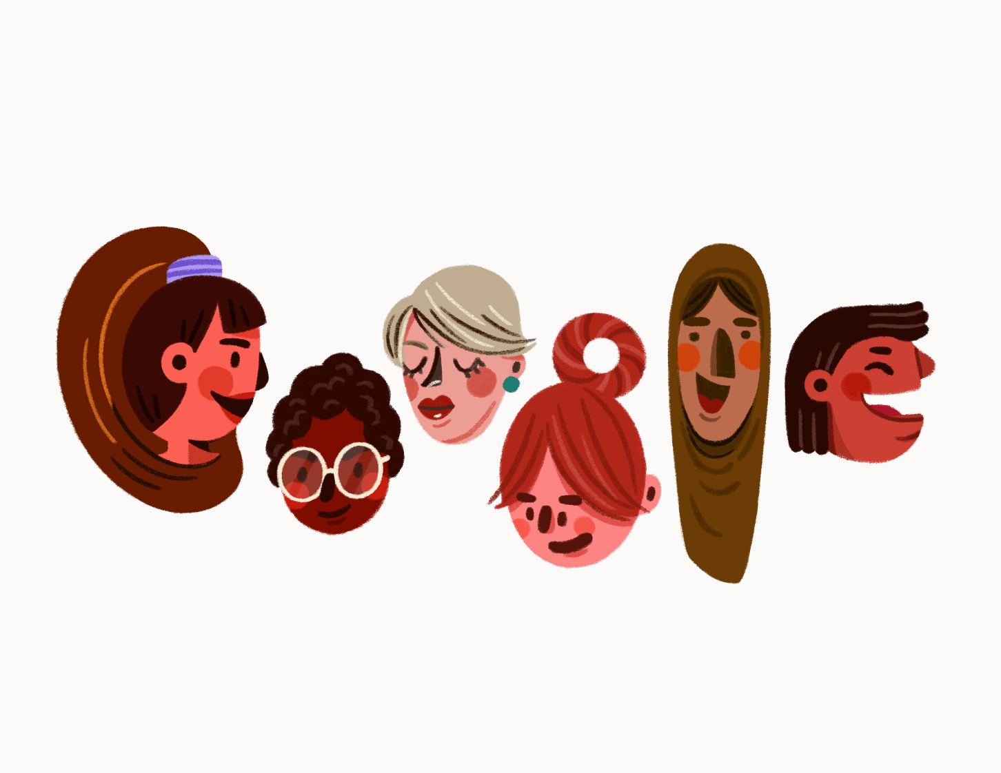 Google Doodle - "Women's Day"