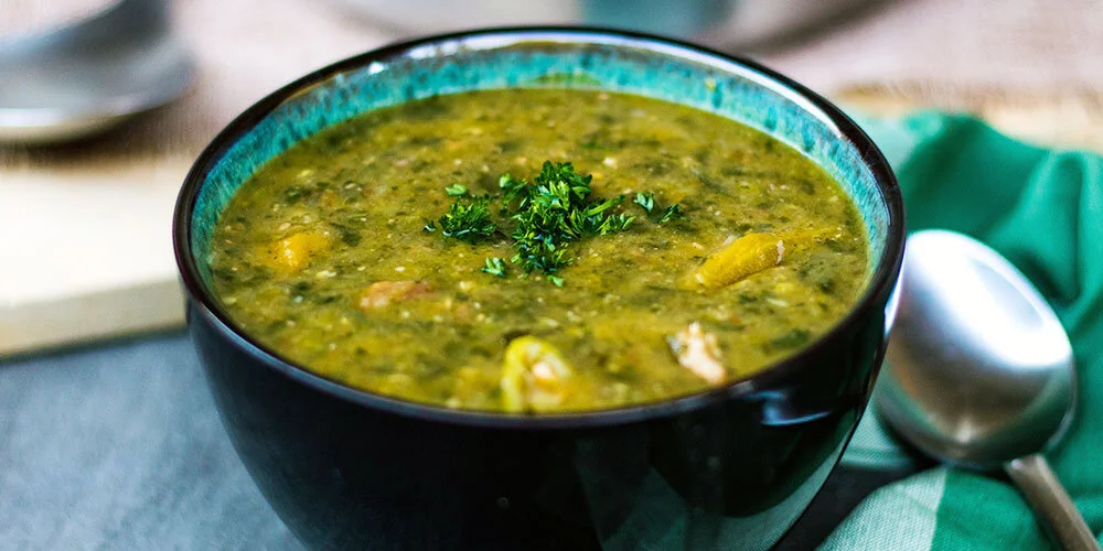 Trinidad and Tobago style Callaloo