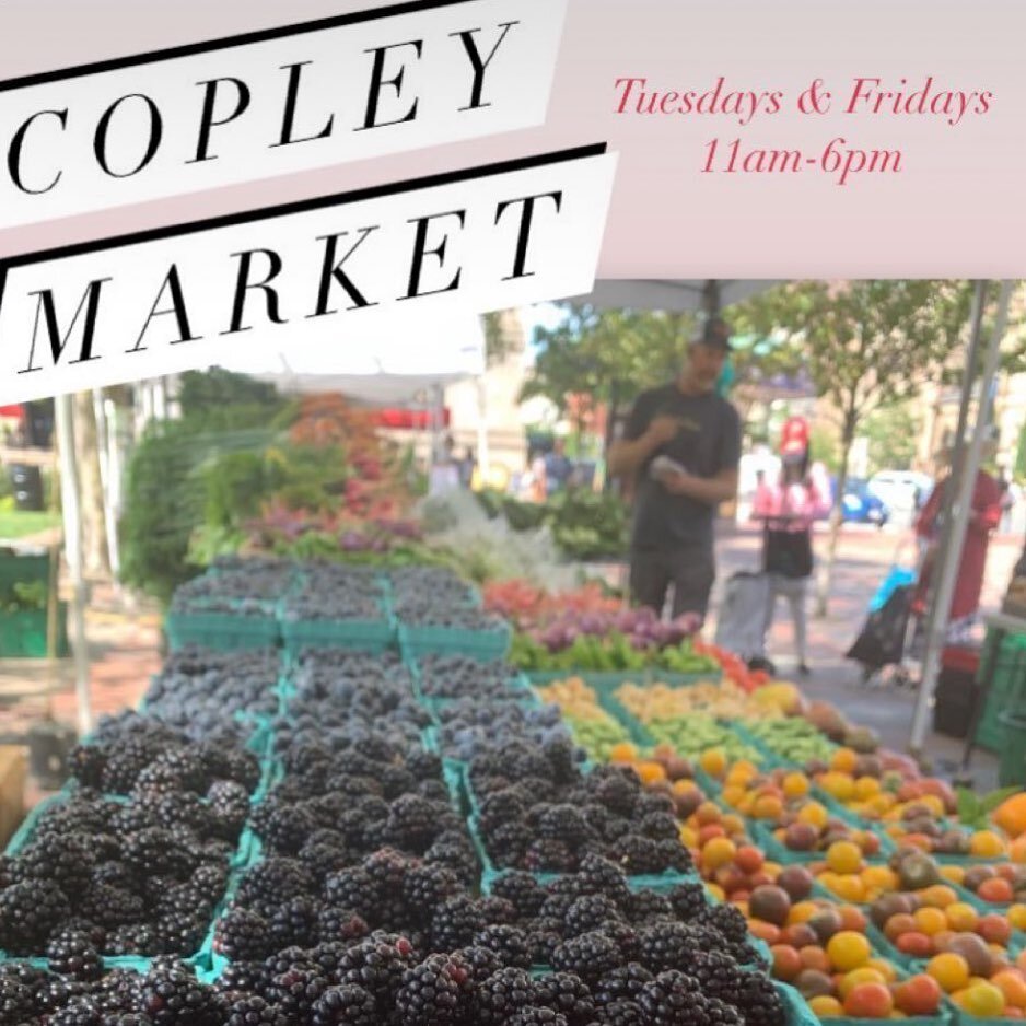 Don't forget: we are at Copley until November 22nd, so make sure to stop by every Tuesday and Friday and do your shopping with us. We are only halfway through the season!

.
.
.
.
.

#massfarmersmarkets #agriculture #backbayboston&nbsp;#beaconhill&nb