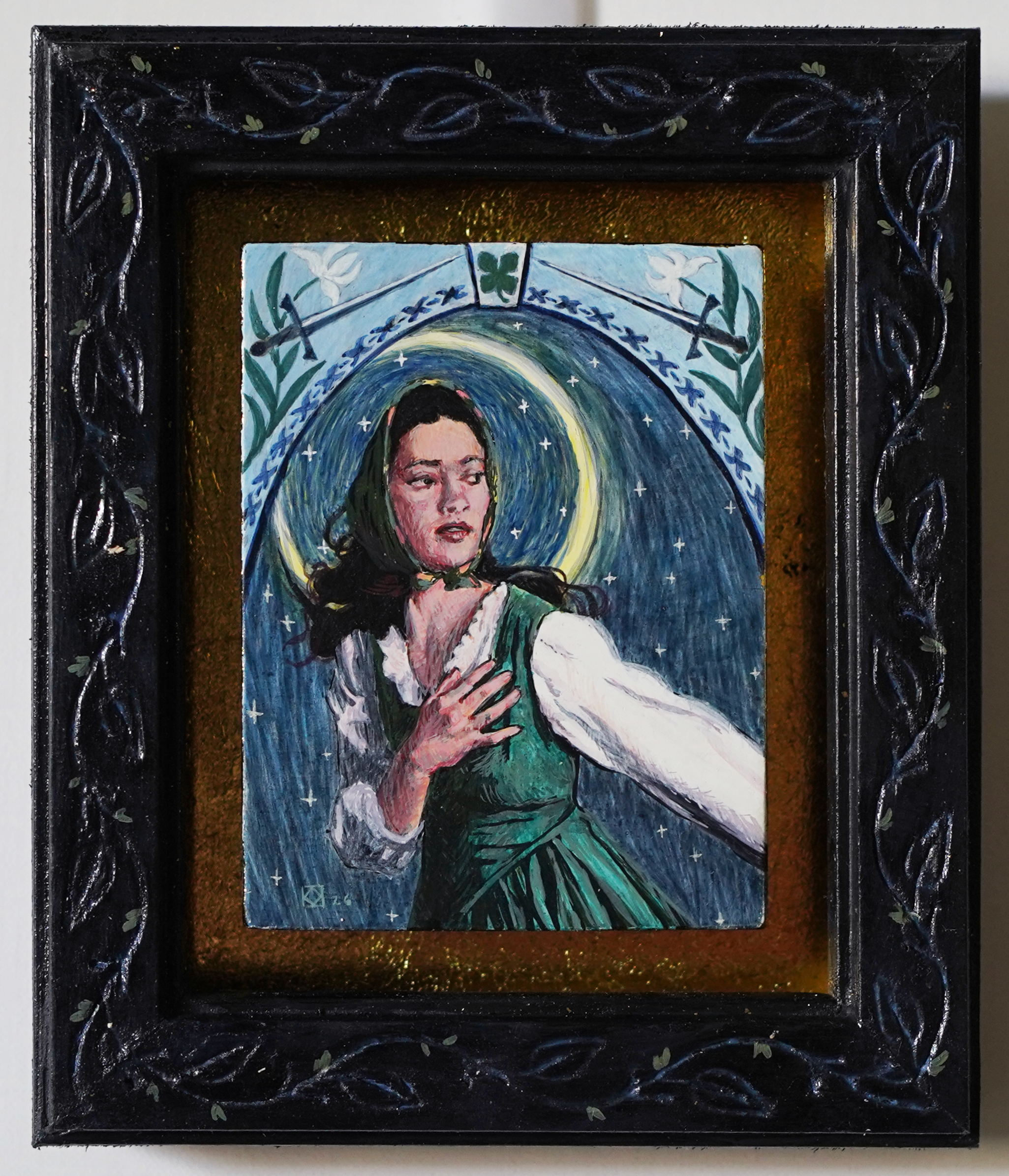 St Dymphna, 2026, 2"x3"