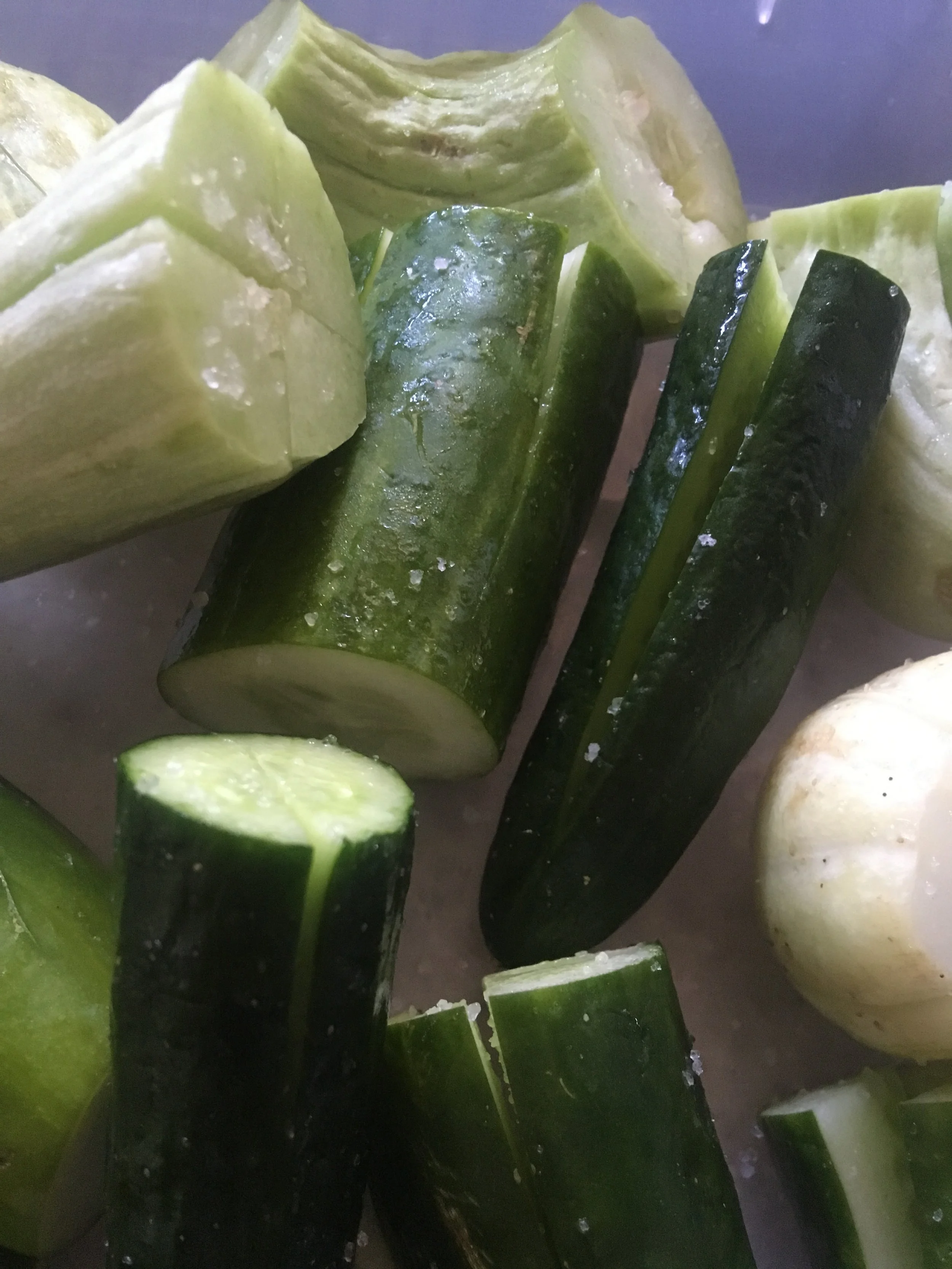 Summer Cucumber: Nai Nai’s Rice Vinegar Pickles + Korean Oi Sobagi
