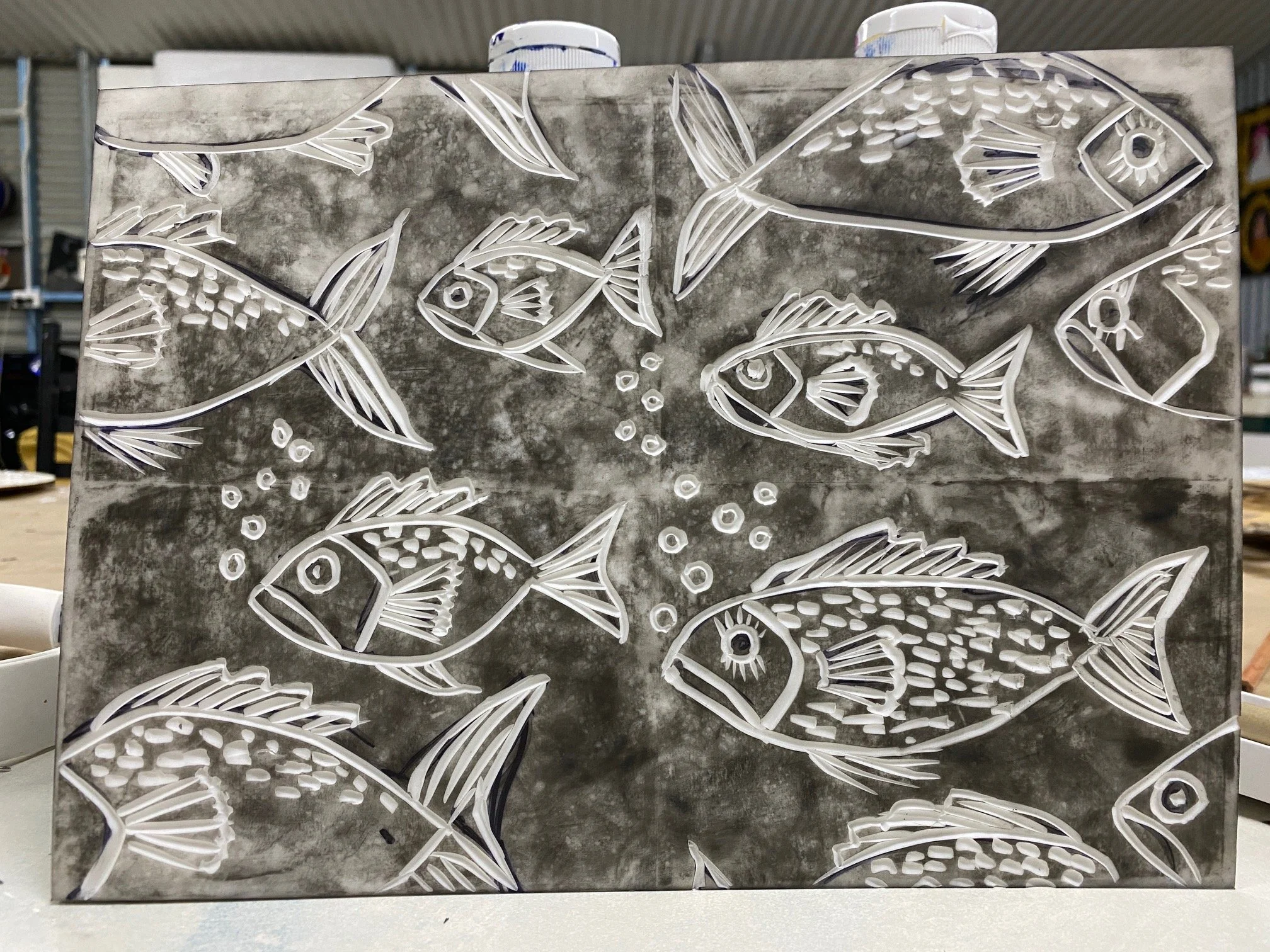 Lino Block 210mm H x 297mm W