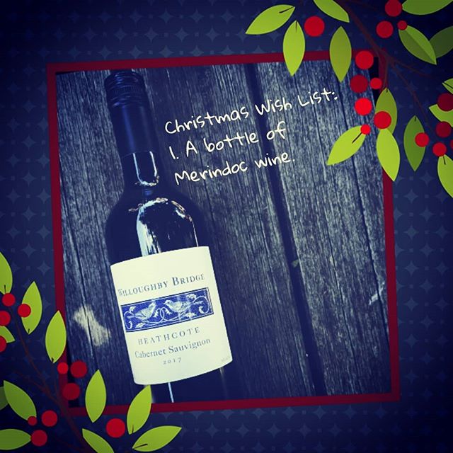 If a bottle of Merindoc Wine is on your wish list this year, head into our cellar door or onto our website quickly to ensure you get it before Christmas. Our cellar door will be closed from Sunday 15th December and online orders need to be in by Dece