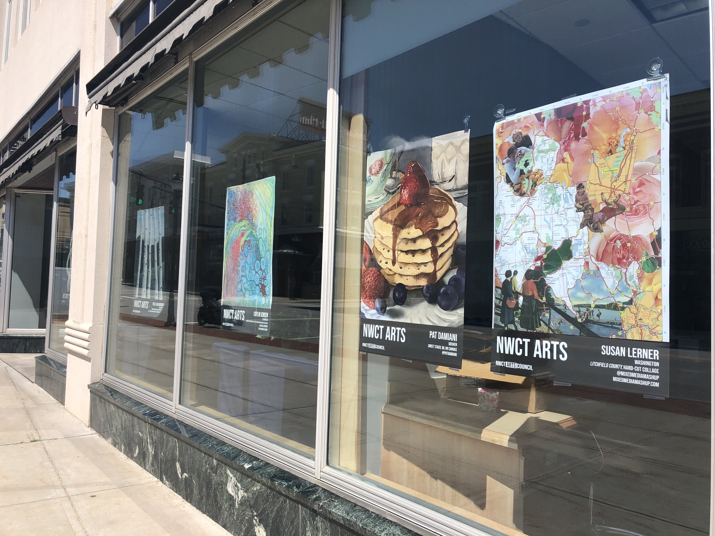 2021 Art in the Windows:  NWCT Arts Council, Warner Theatre Box Office, Torrington, CT