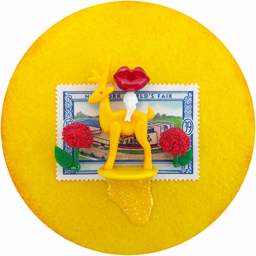240-NYWF Yellow Deer