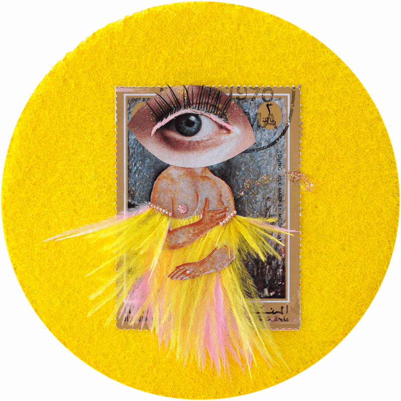 Stamp Loupe Art. TX LIMITED EDITION. Pickup only