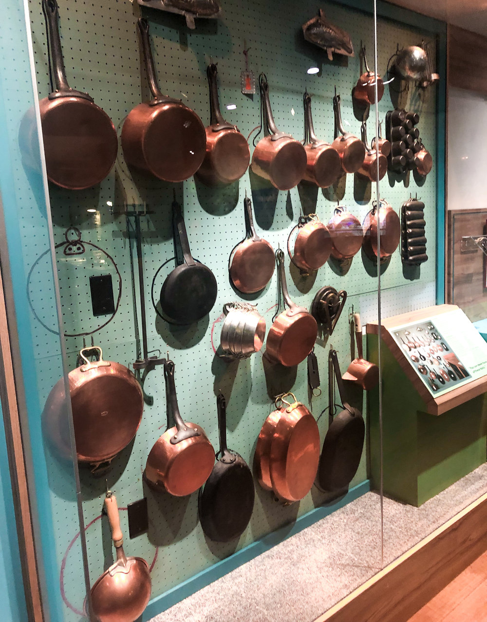  Julia Child’s famous wall of pots &amp; pans 