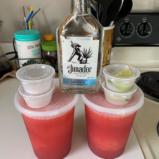 Shout out to @gustavosmexgrill for making our stay at home more fun. We know it&rsquo;s hard not to go out and be with friends and family, but this will pass soon! 
#Mexican #Margs #elJimador