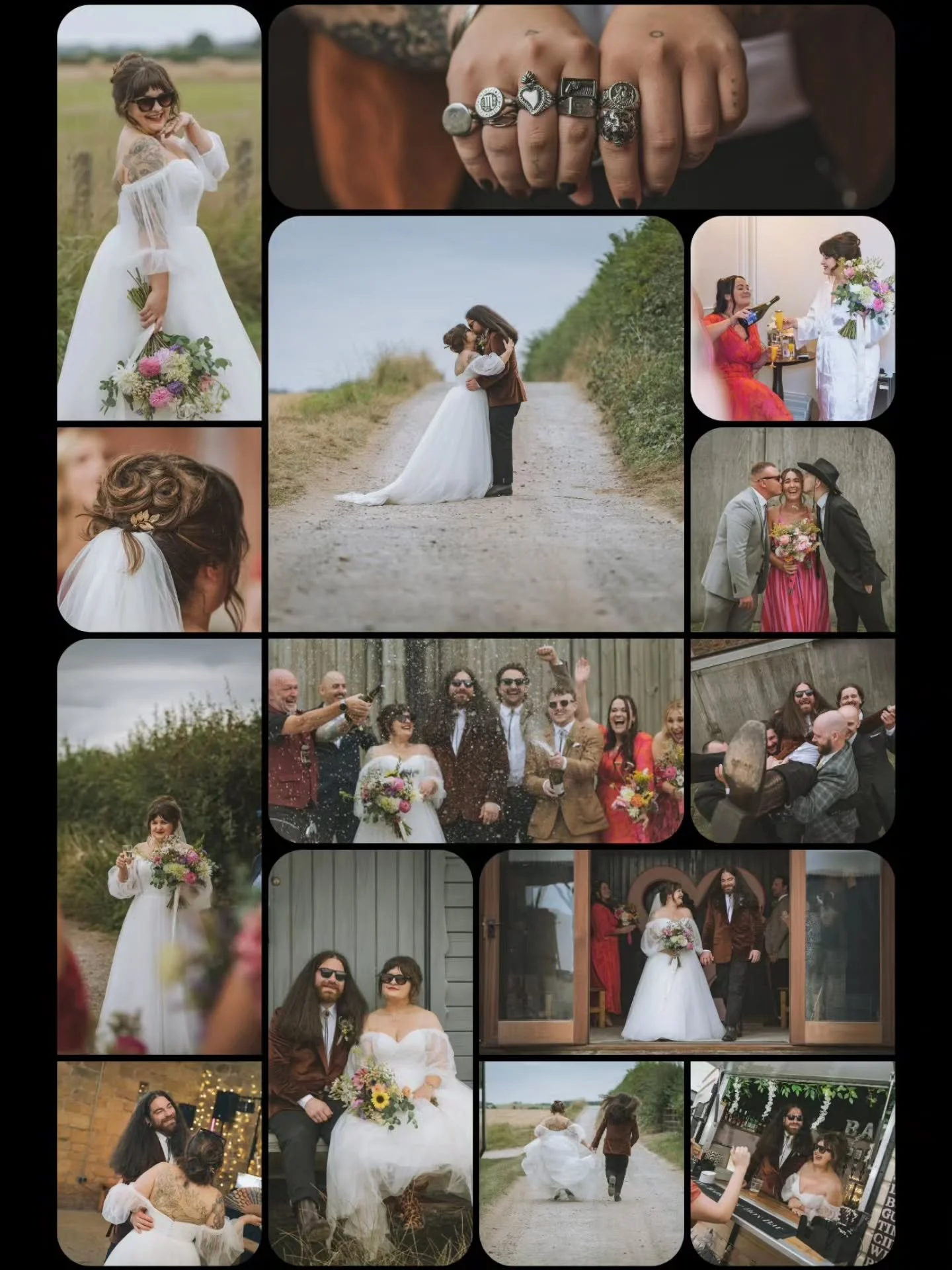What an absolutely beautiful day for Katty &amp; Richie 💍

Such a lovely, relaxed vibe and some truly incredible moments to capture 📸 Thanks for having us! 

Also our first time shooting at the beautiful @castle_farm
With some fantastic suppliers
@