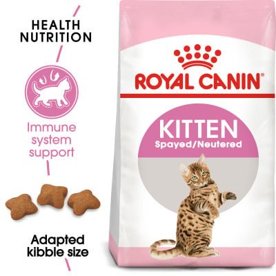 Royal Canin Spayed &amp; Neutered Kitten - Left out at all times (24/7). 