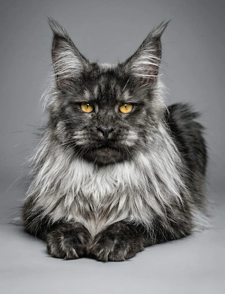 Maine Coon Cat, Smoke COlor